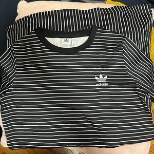 Adidas Striped Shirt Dress